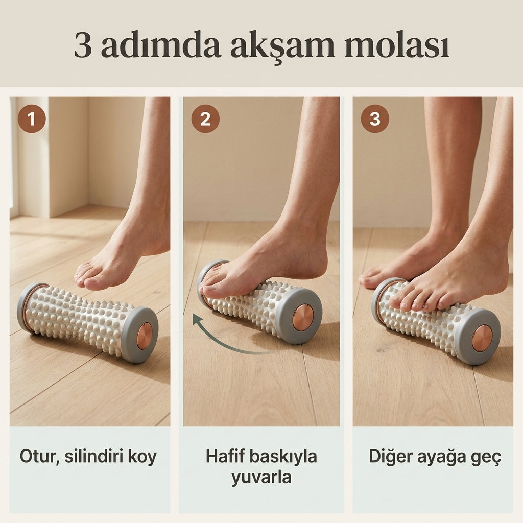 Ayak Masaj Silindiri – Pilsiz, Dikenli | MeS by MIHESHOP
