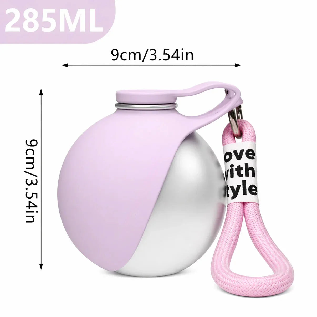 Portable Pet Water Bottle – Travel Bowl | Mes