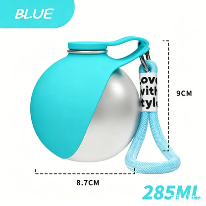 Portable Pet Water Bottle – Travel Bowl | Mes