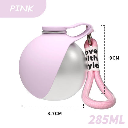 Portable Pet Water Bottle – Travel Bowl | Mes