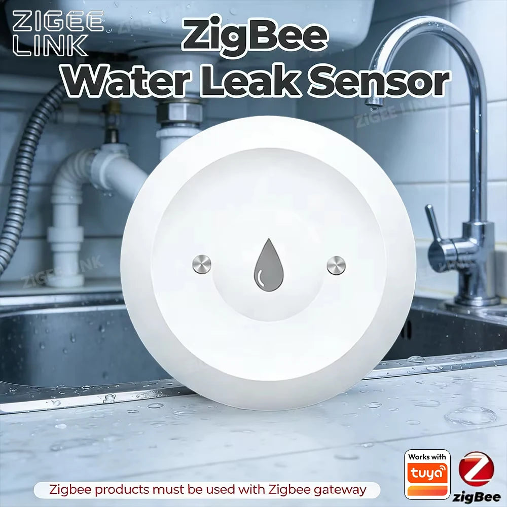 Zigbee Smart Water Leak Sensor | Mes