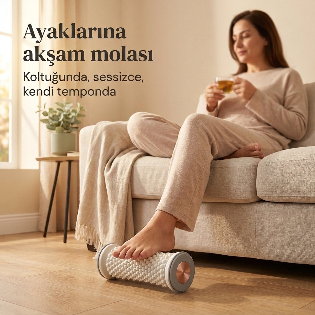 Ayak Masaj Silindiri – Pilsiz, Dikenli | MeS by MIHESHOP