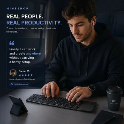 MeSKey™ Foldable Bluetooth Keyboard